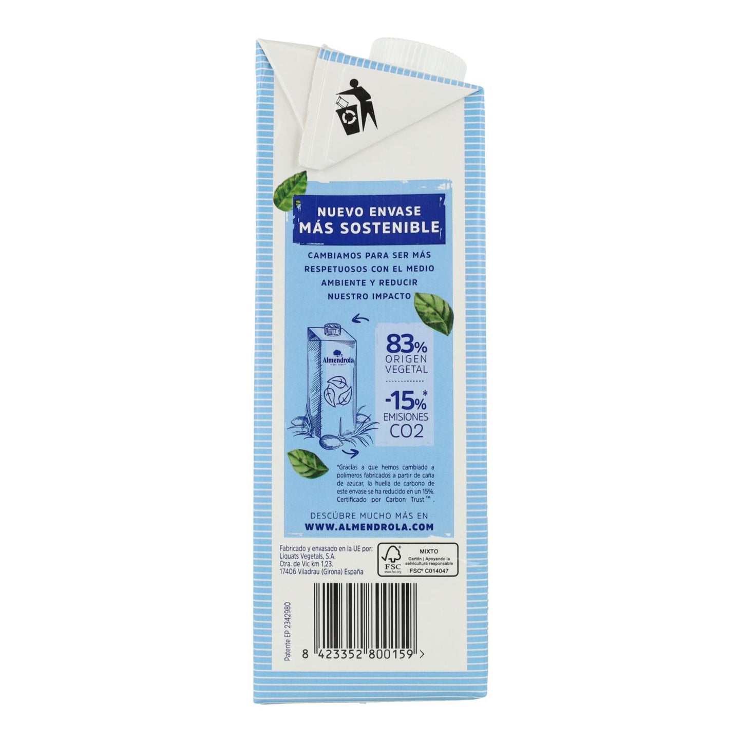 Bebida Almendra Original Almendrola 1 L