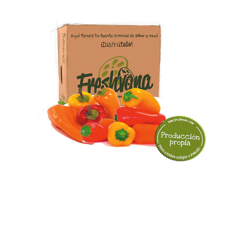 Caja De Pimientos Sweet Bite Ecológico Freshvana 2 Kg