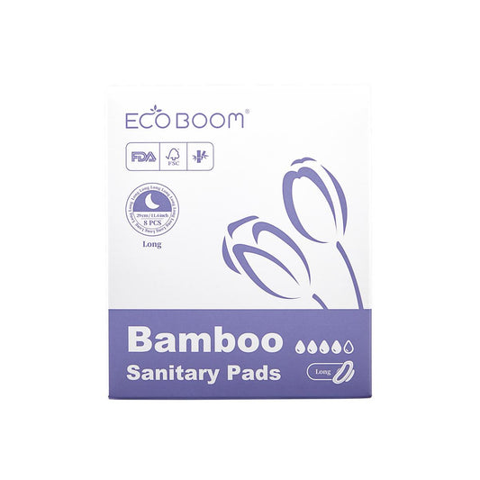 Compresa fibra de bambú biodegradable Súper Ecoboom 8 uds