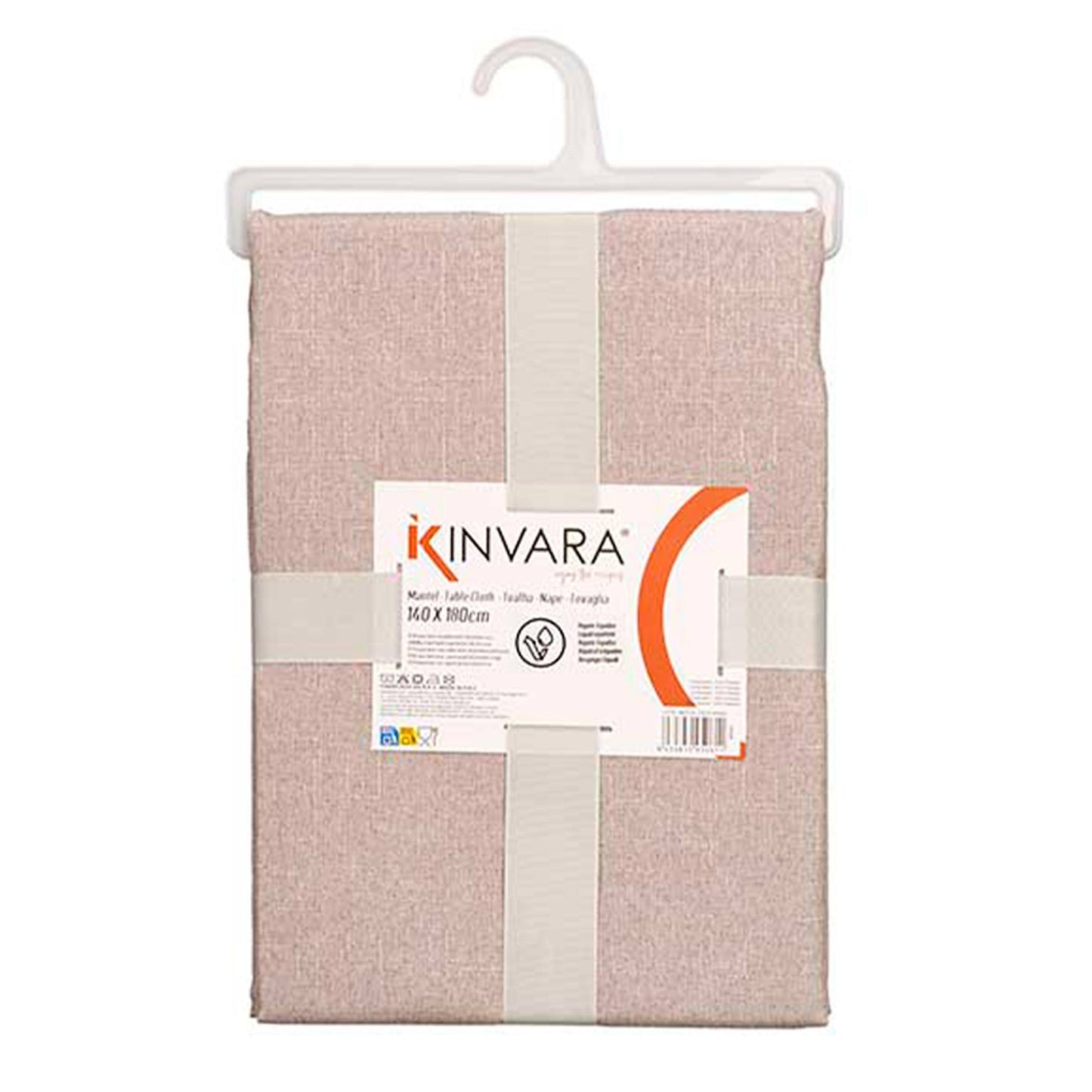 Mantel Poliester 140x140cm Gris Claro Colección Kinvara_3
