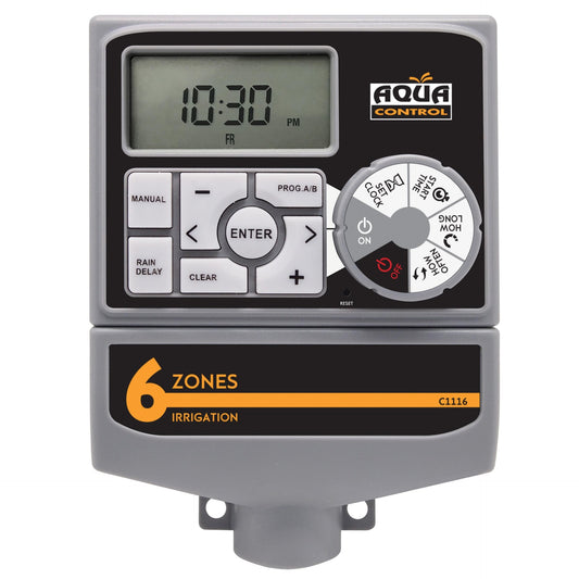 Programador de riego 6 zonas Aqua Control