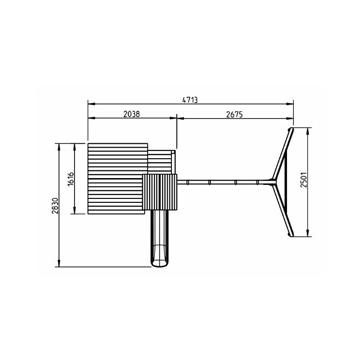 Parque Infantil Masgames Lookout M Con Columpio Individual._5