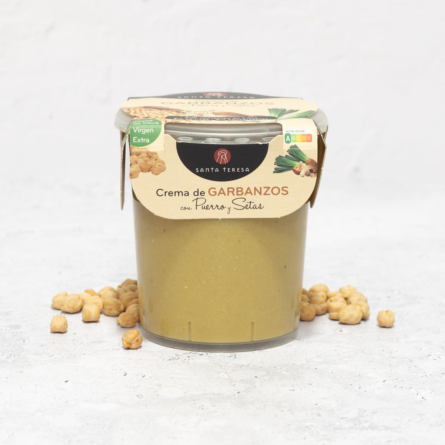 Crema De Garbanzos Con Puerro Y Setas 400ml_0
