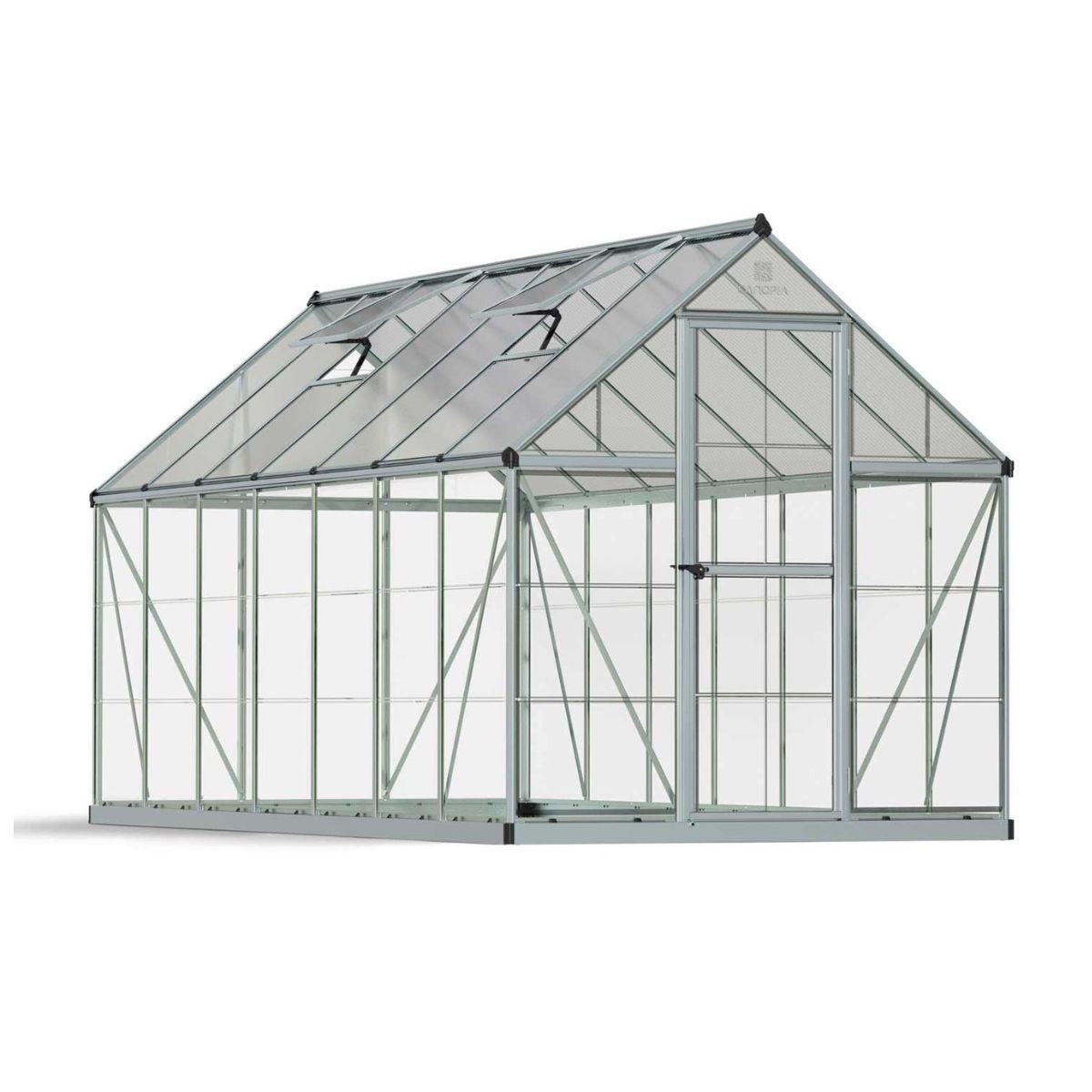 Invernadero Hybrid 426x185 cm plateado
