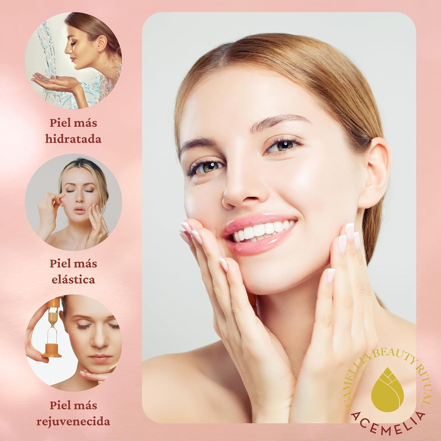 Aceite De Camelia Bio 30 ml Hidratación total para el rostro, cabello y cuerpo