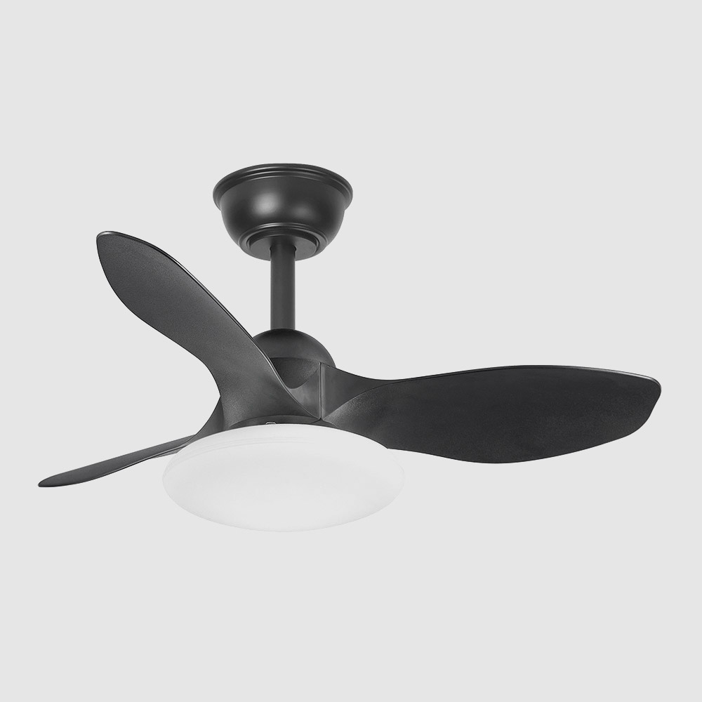 Ventilador Dc Paramo 36w 2880lm Negro 3 Aspas 82d 3000k,4500k,6000k,remoto+tempor+memoria_2