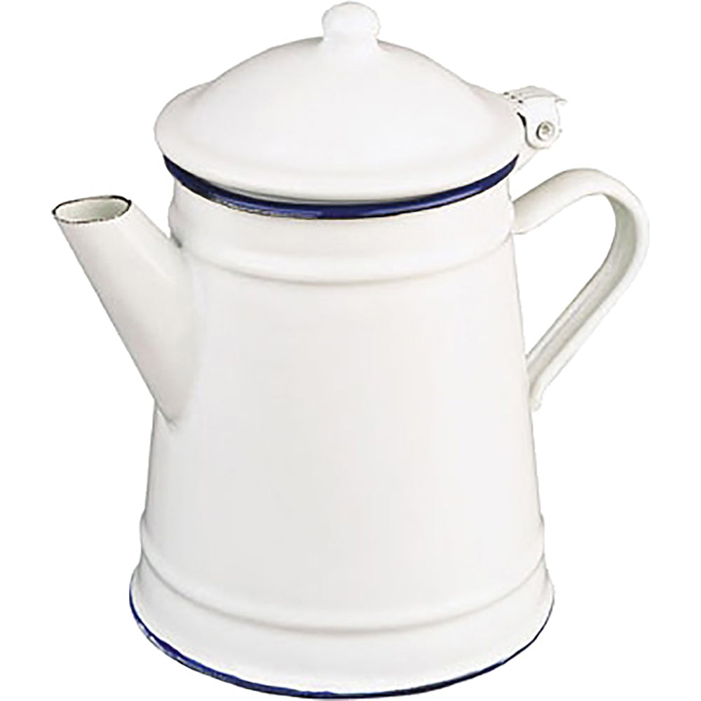 Cafetera Cónica Esmaltada - 1 L - Blanco_0