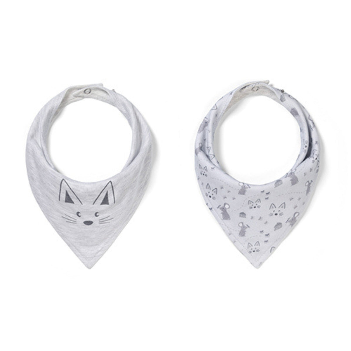 Set De 2 Babero Bandana Kitty