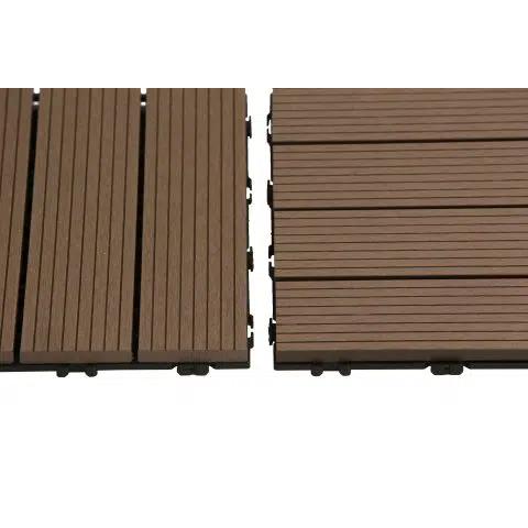 Pack 5 Baldosas de composite Durafloor 50x50 Dioco Chocolate 1,25 m2