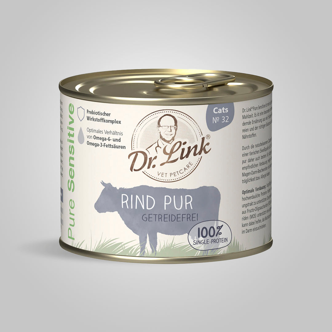 Lata De Comida Húmeda Para Gato - Carne De Ternera 100% Natural_0