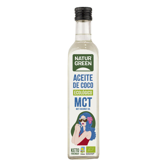 Aceite de Coco MCT Bio NaturGreen  500 ml