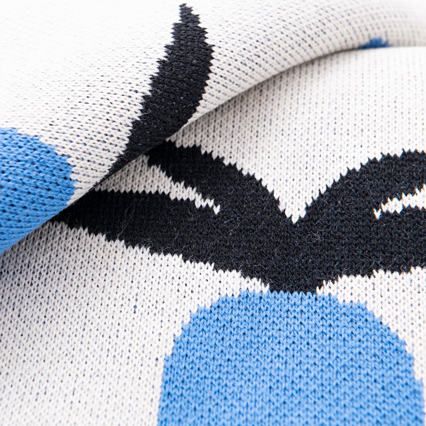 Manta 140x190cm 100% Acrilico 1000gr Zanahoria Azul Benetton_5