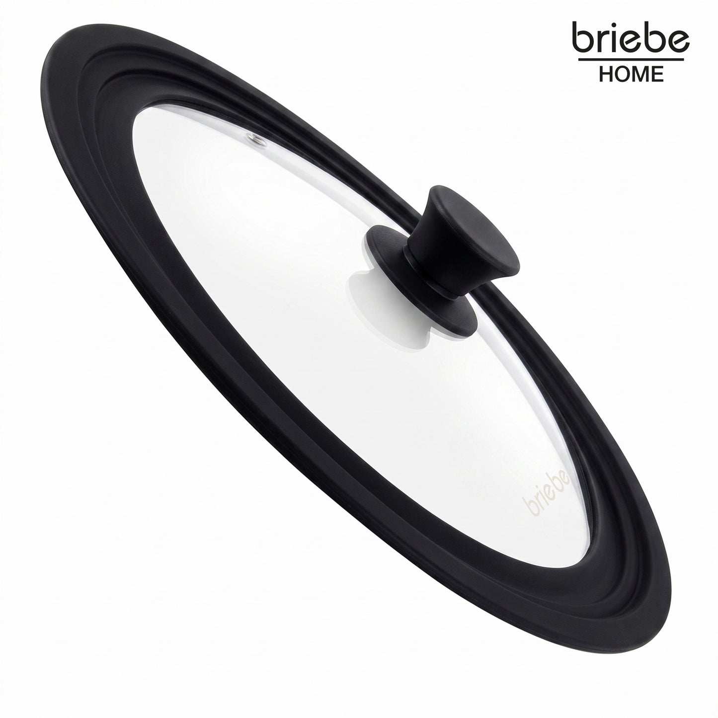 Briebe Totalid Tapa De Sartén Universal Con Borde De Silicona Y Cristal Templado, Multidiámetro 16-18-20 Cm_3