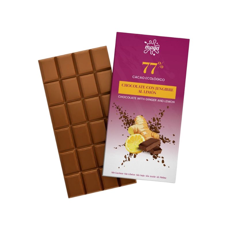 Chocolate Gengibre Y Limon 77% Maya Organic 75g_0
