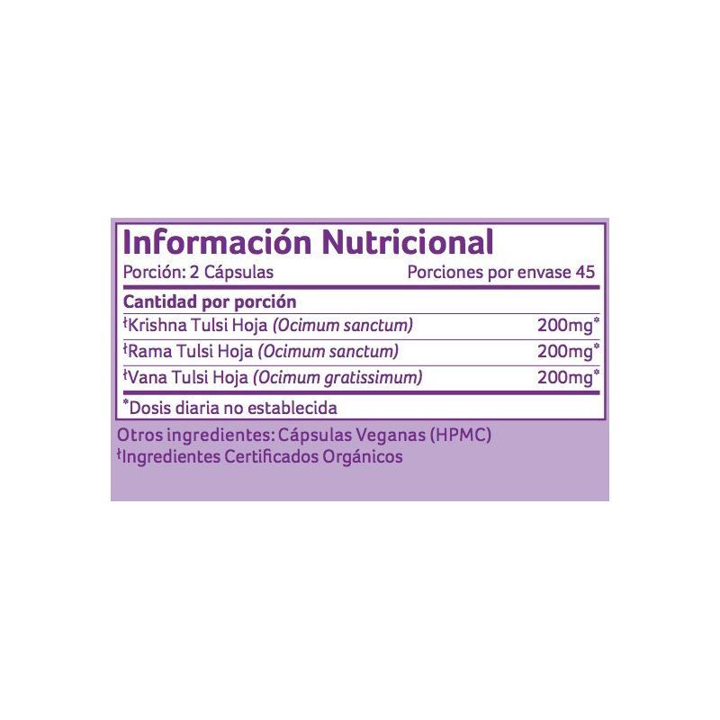 Tulsi Organic India 90 caps