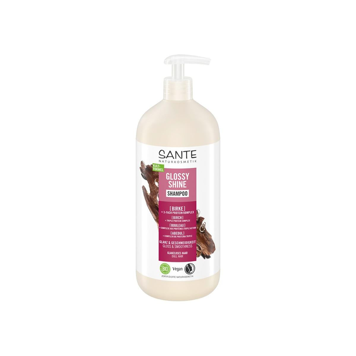Champú brillo radiante abedul Sante 950 ml