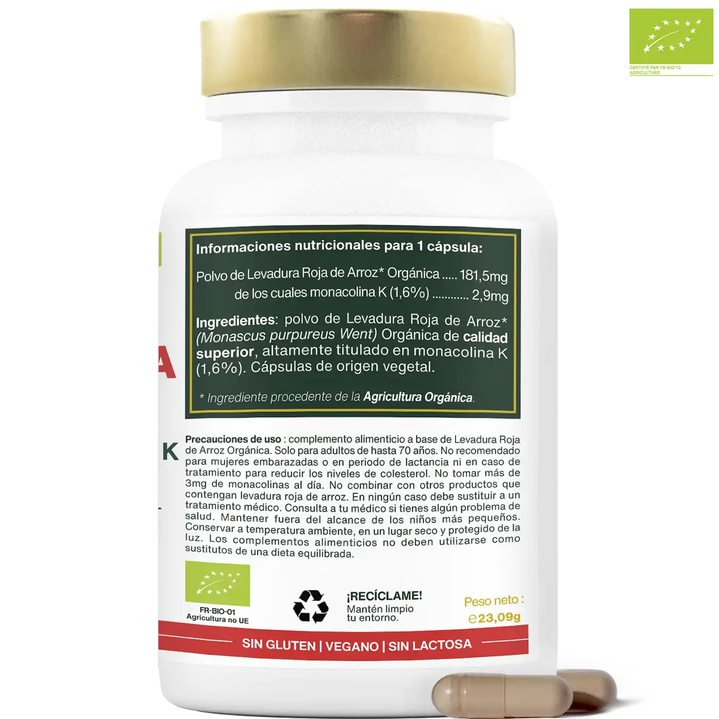 Levadura Roja De Arroz Bio | 90 Cápsulas_4