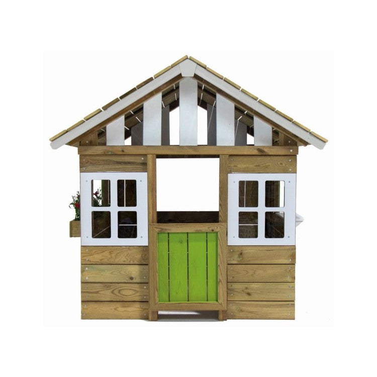 Casita De Madera Masgames Lollipop Verde Sin Suelo De Madera.