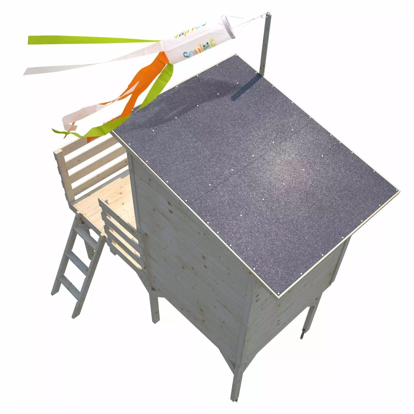 Casita infantil elevada de madera Oakland Soulet