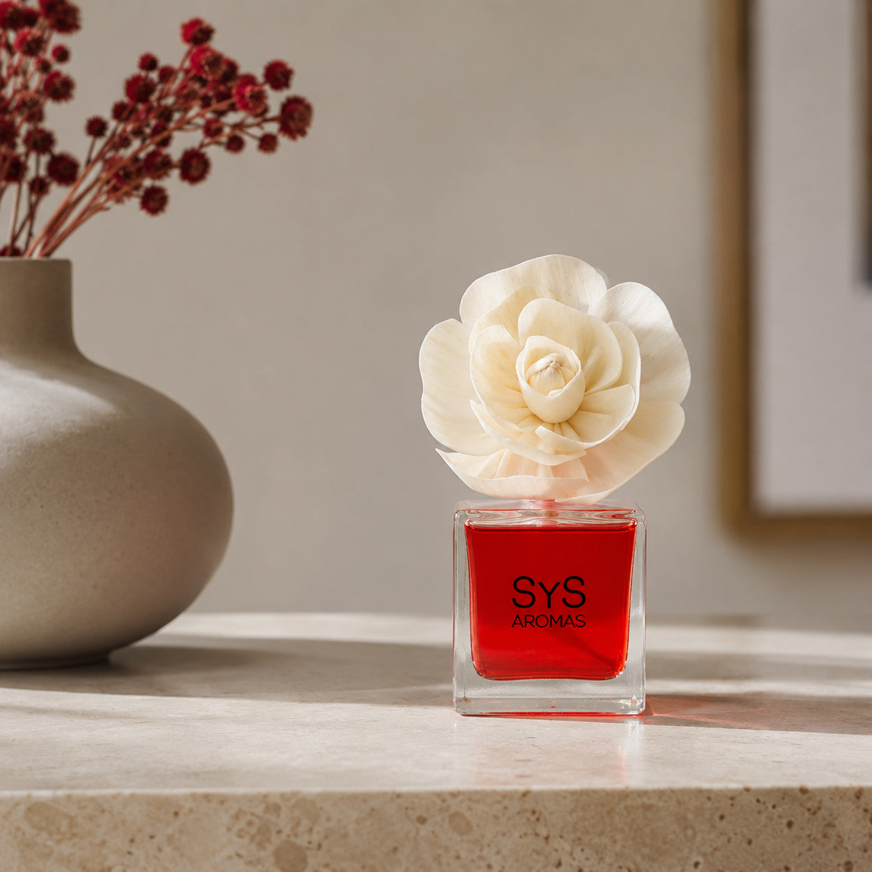 Ambientador Difusor Flor Frutos Rojos SYS Aromas 90 ml | Aroma Dulce y Afrutado | Decorativo_3