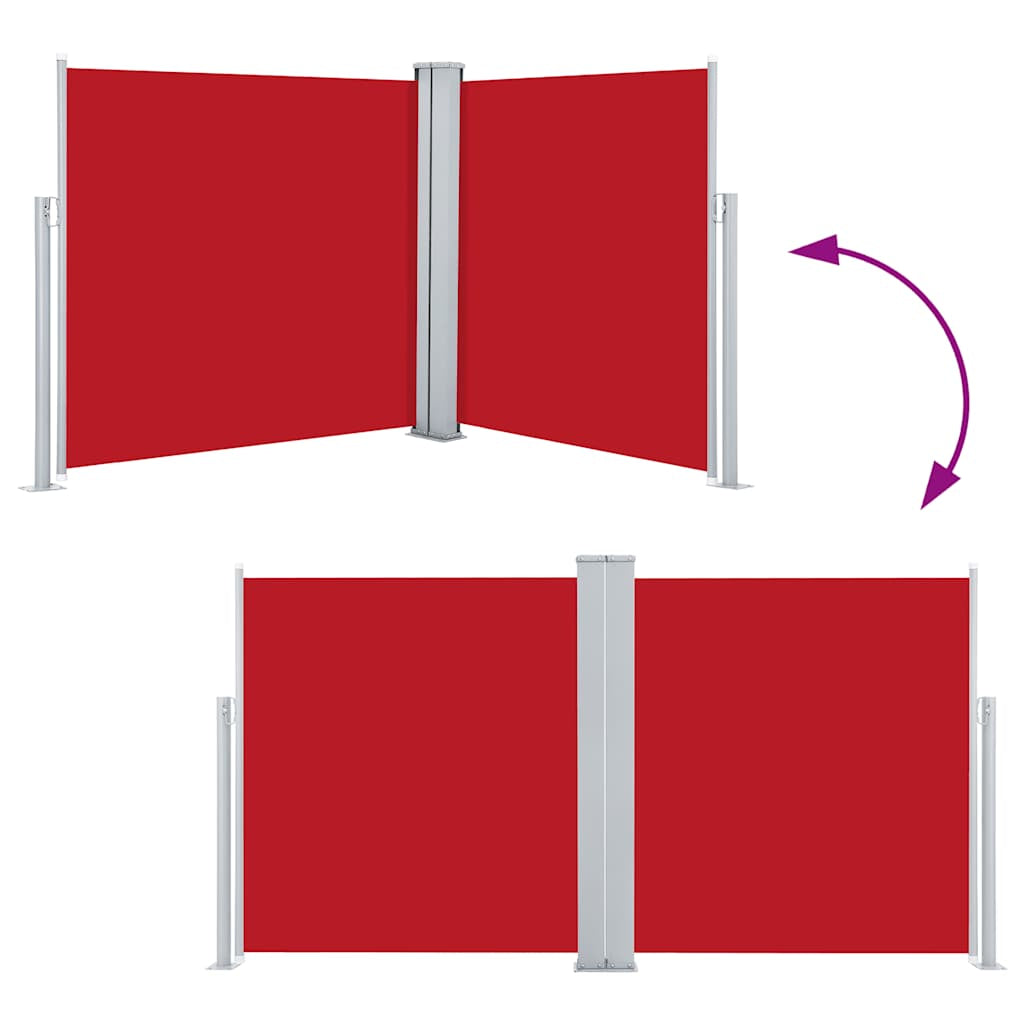 Vidaxl Toldo Lateral Retráctil Rojo 160x600 Cm_4