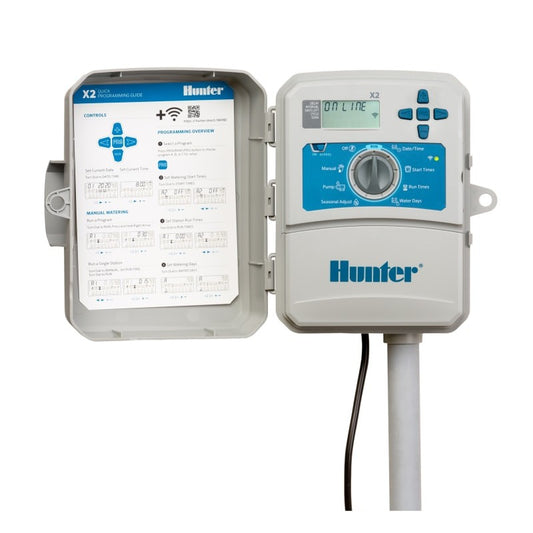 Programador Elí©ctrico Hunter X2 Wifi Exterior. De 4 A 14 Estaciones. - 6 Zonas