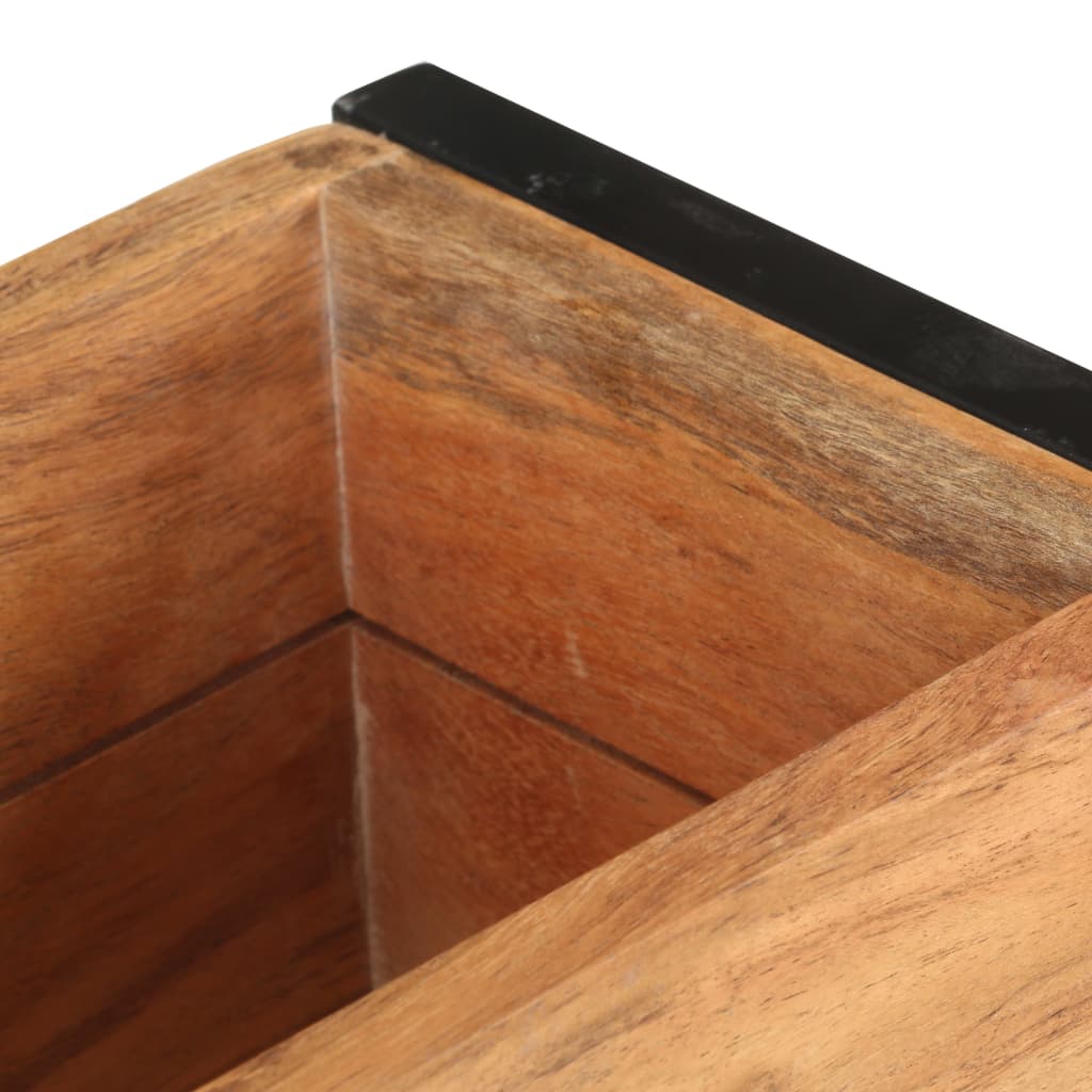 Jardinera De Madera Maciza De Acacia 60x20x68 Cm_5