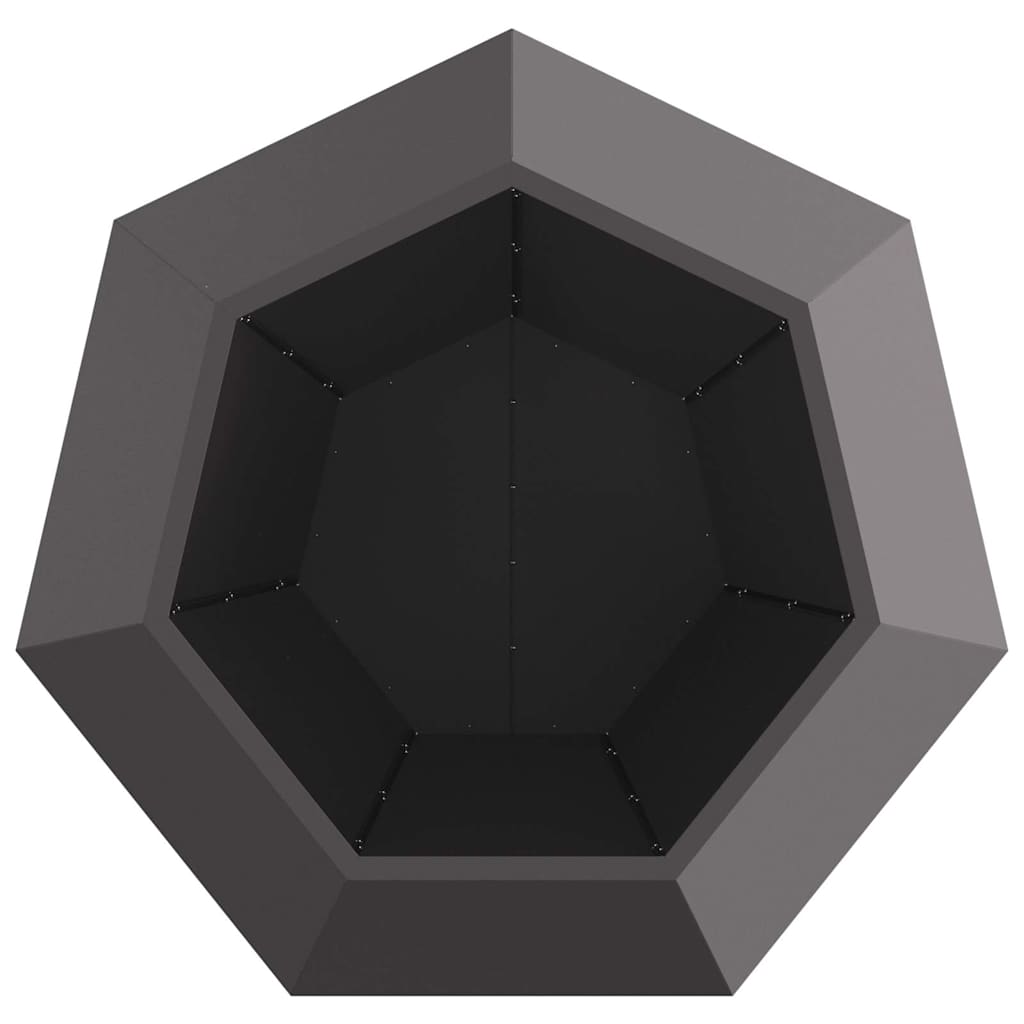 Jardinera Negro 100 X 100 X 80 Cm Acero_5