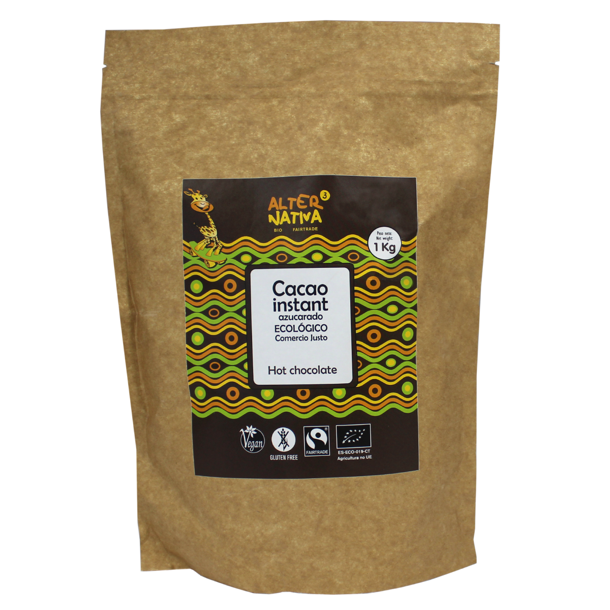 Cacao Bio Instantáneo Alternativa 1 kg en Planeta Huerto