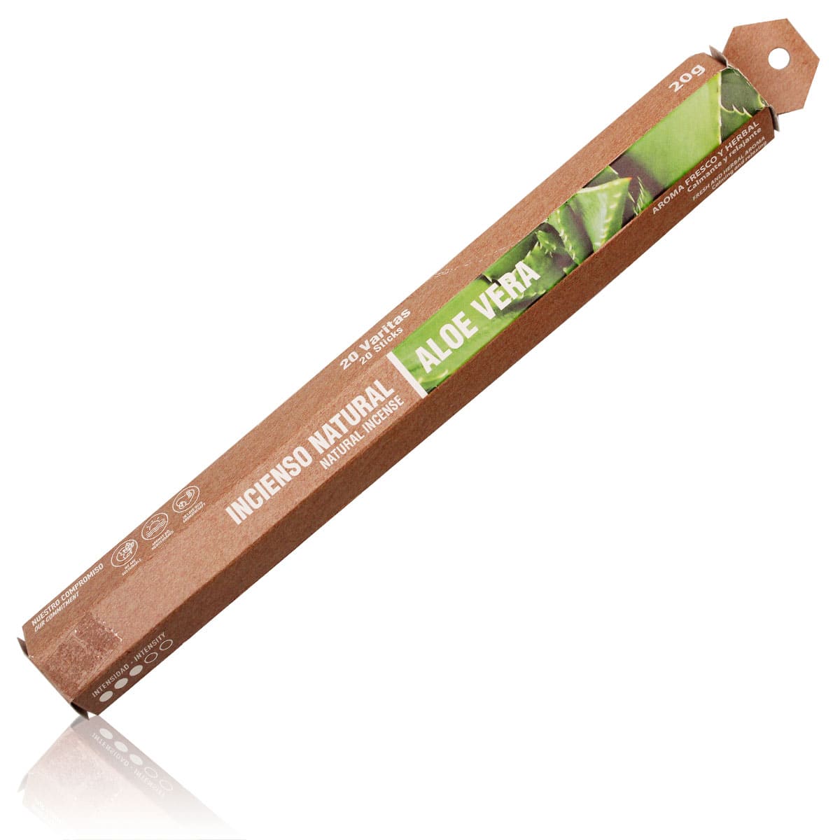 Incienso Natural 20 Sticks Aloe Vera Sys Aromas | Fragancia Fresca | Ambiente Relajante | Aroma Duradero_0