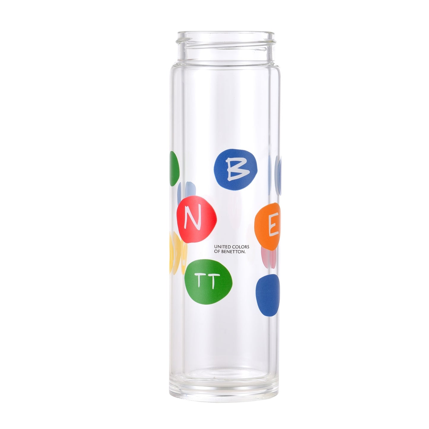 Botella De Agua De Doble Pared 350ml Borosilicato Black & White Be_5
