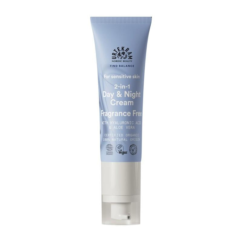 Crema Facial Día y Noche Sin Fragancia Urtekram 50 ml