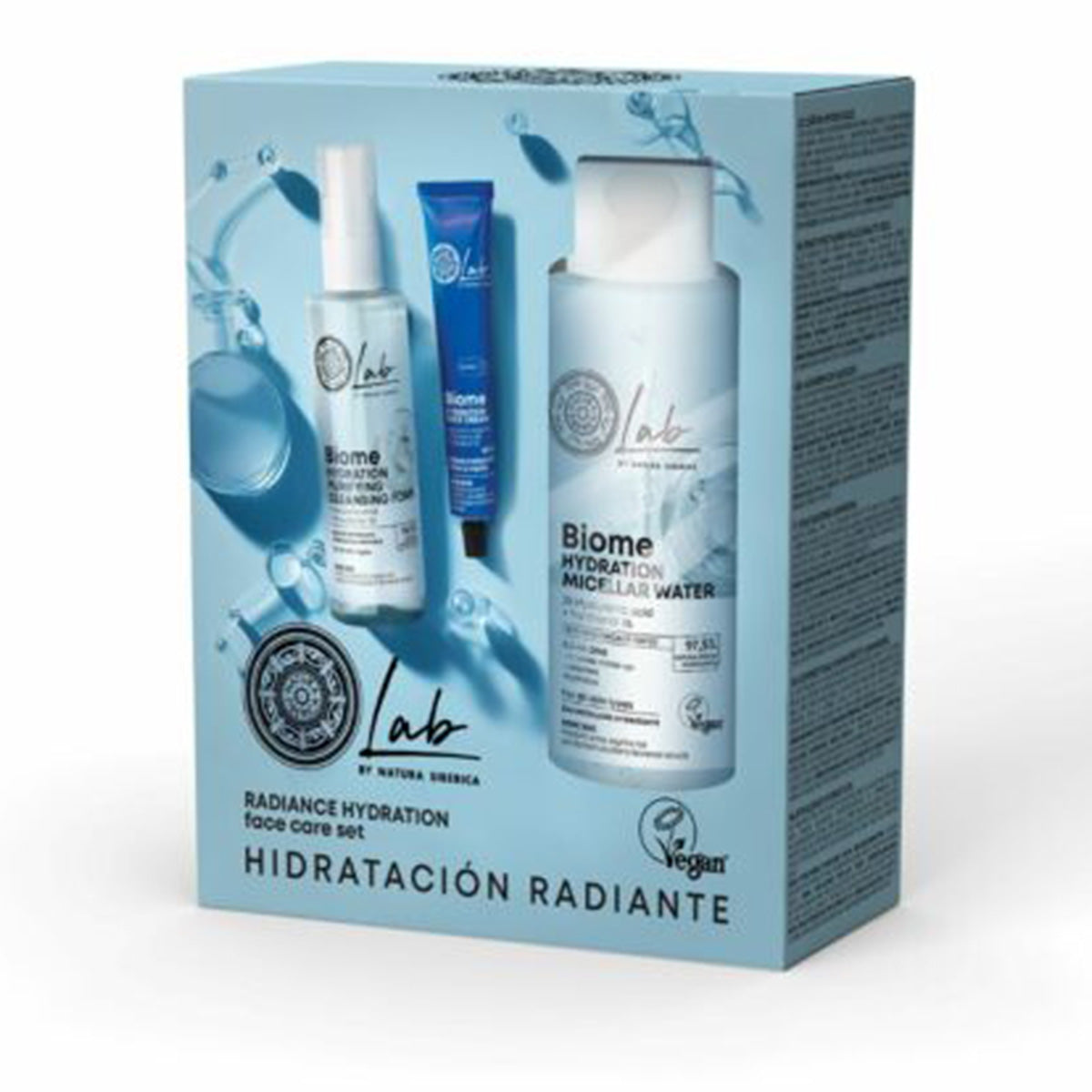 Set de cuidado facial «Radiance Hydration», Lab Biome 400 ml/200 ml/50 ml