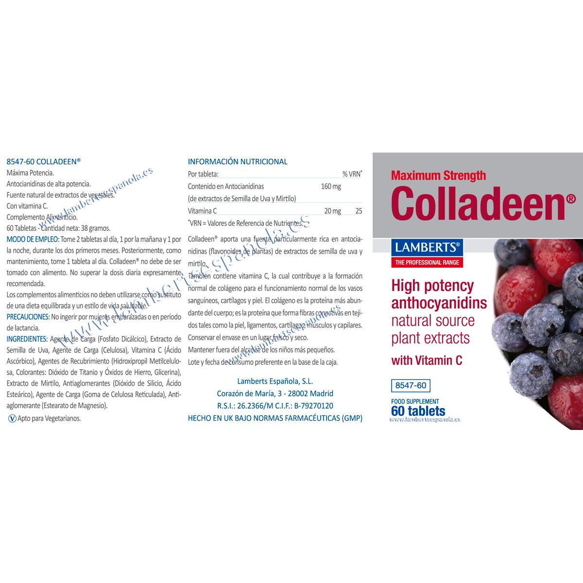 Colladeen Máxima Potencia Lamberts