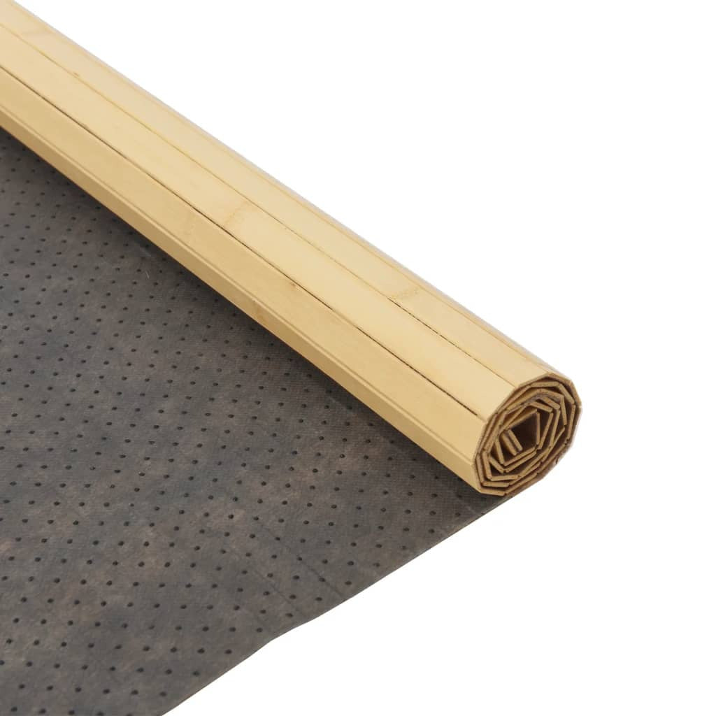 Vidaxl Alfombra Rectangular Bambú Color Natural Claro 80x100 Cm_4