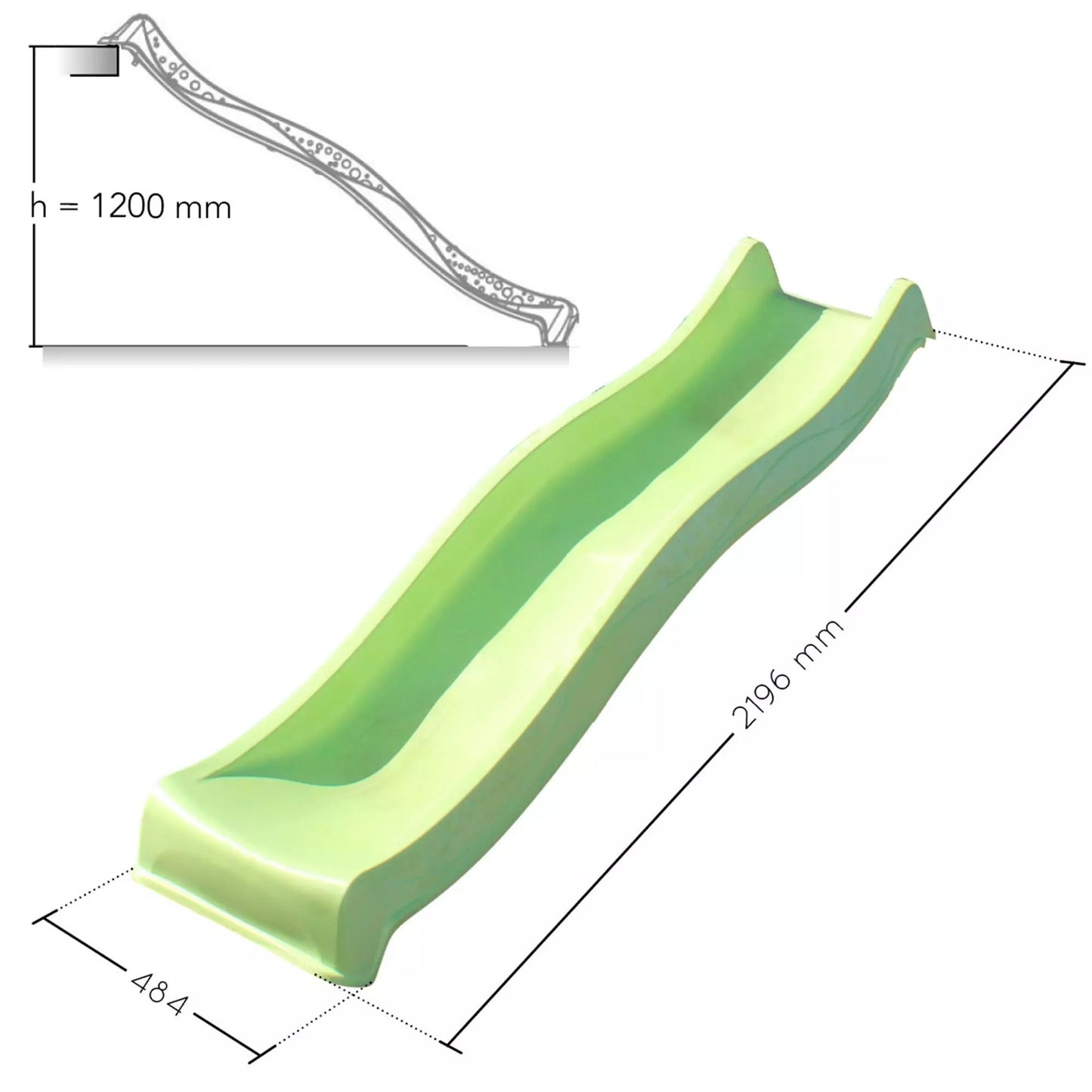 Tobogán deslizador Soulet H120cm