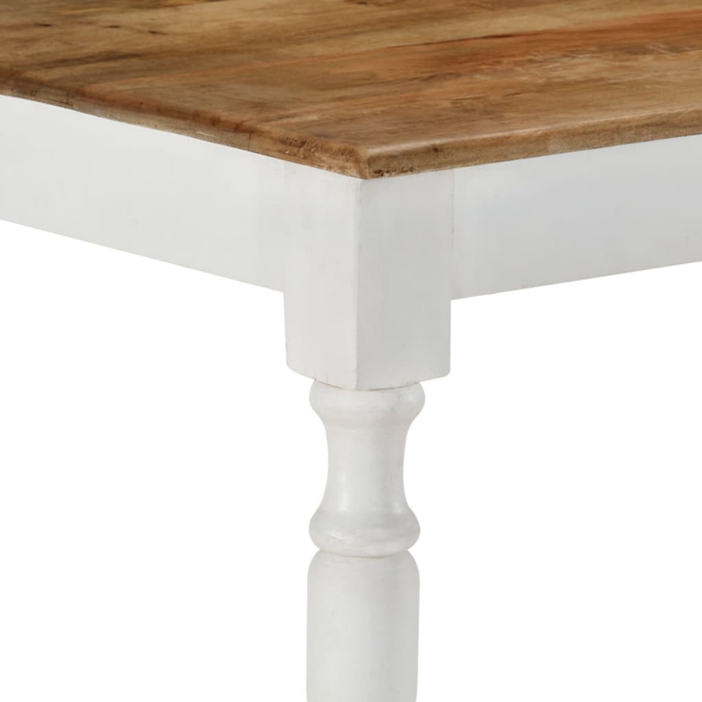 Mesa De Comedor Madera Maciza De Mango 110x60x76 Cm_4