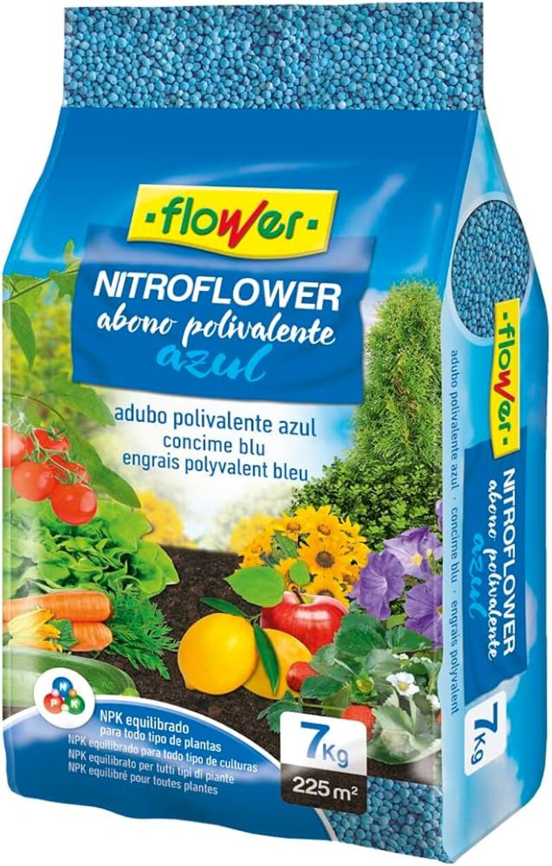 Abono Nitroflower 7kg Azul Flower_0