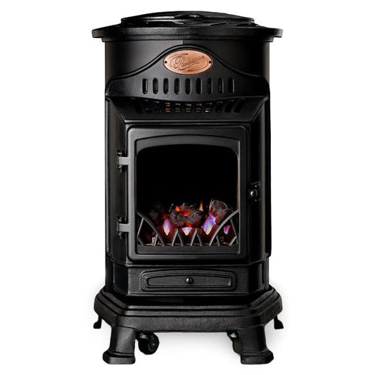 Estufa portátil a gas Provence negro 3,4 kW Fireside
