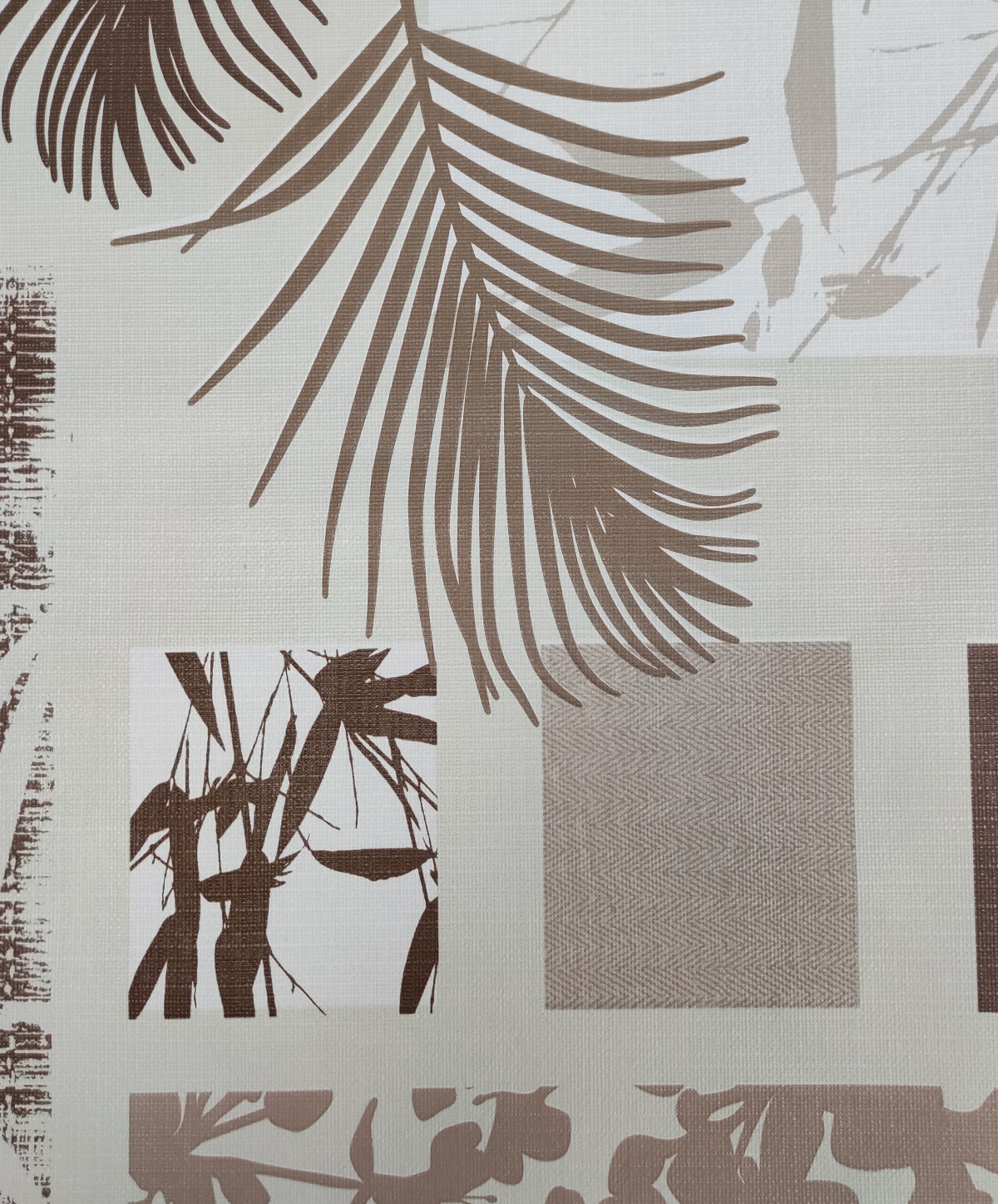 Mantel| Composicion Pvc| Base Poliester| Antimanchas| Palmeras