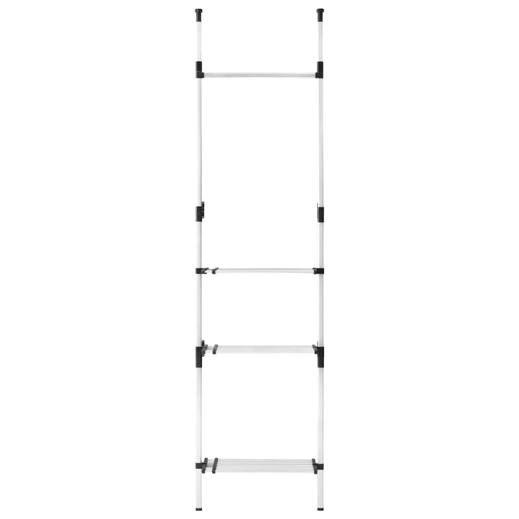 Sistema De Armario Telescópico Con Barras Y Estante Aluminio_5