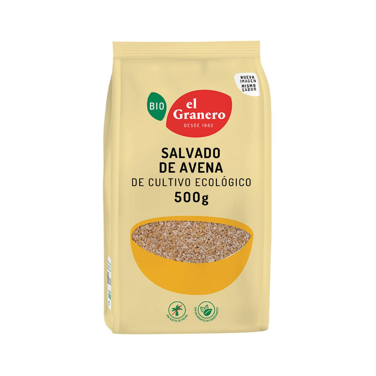 Salvado de Avena Bio El Granero, 500 g