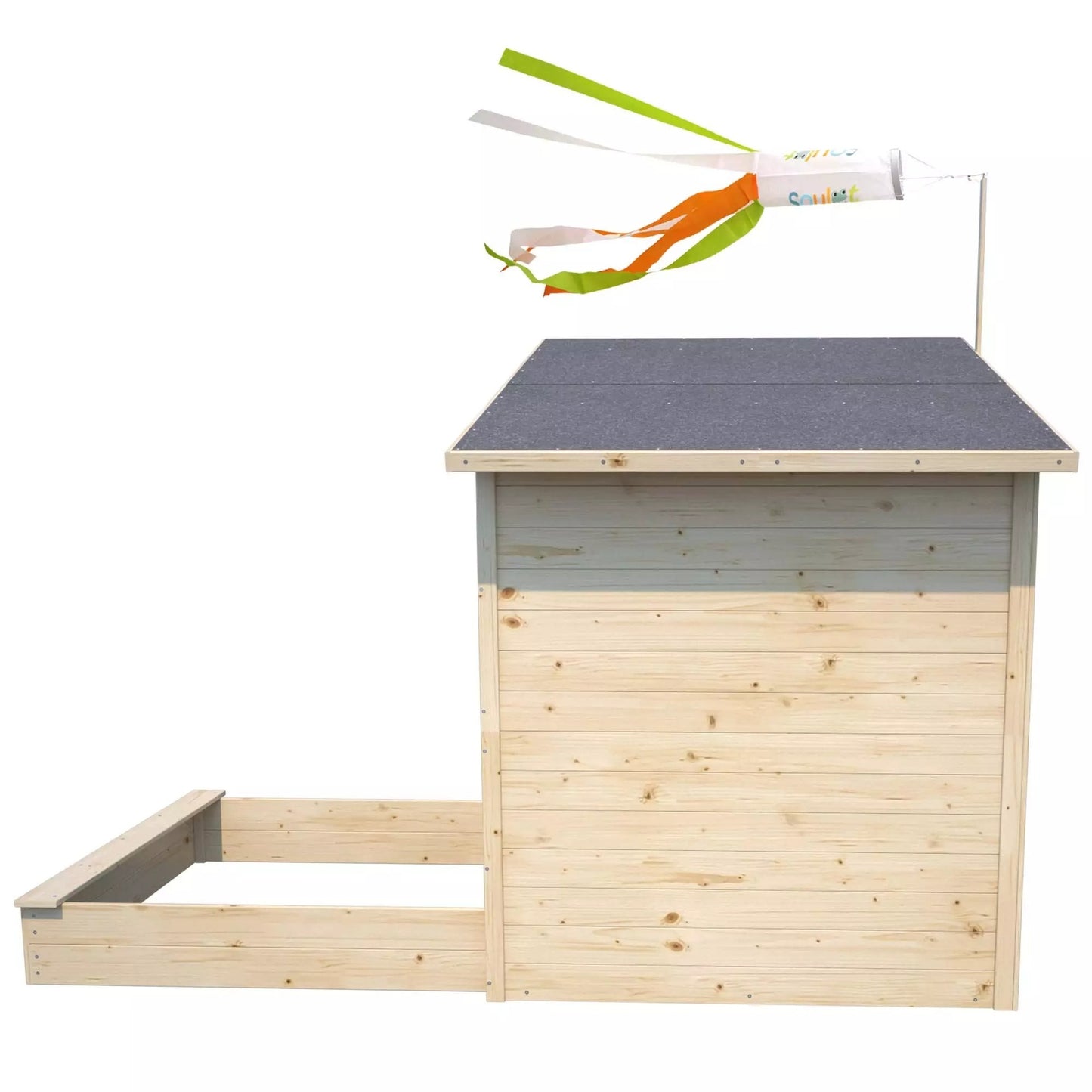 Casita infantil de madera con arenero Palm Springs Soulet