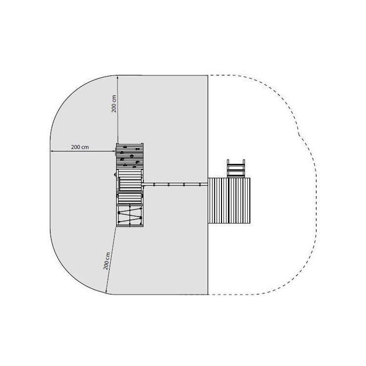 Parque Infantil Masgames Belvedere Xl Con Challenger.