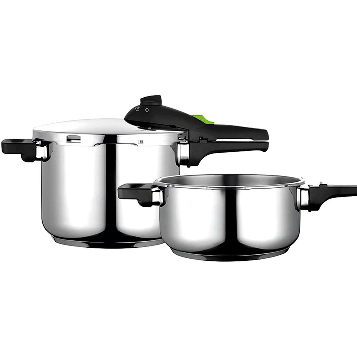 Olla A Presión 6 + 4 Litros, Inducción, Express Super Rápida, Acero Inox. 18/10, Todas Cocinas Fagor Fagor Rapid Xpress 6/4 Plata, 81opfgrap46