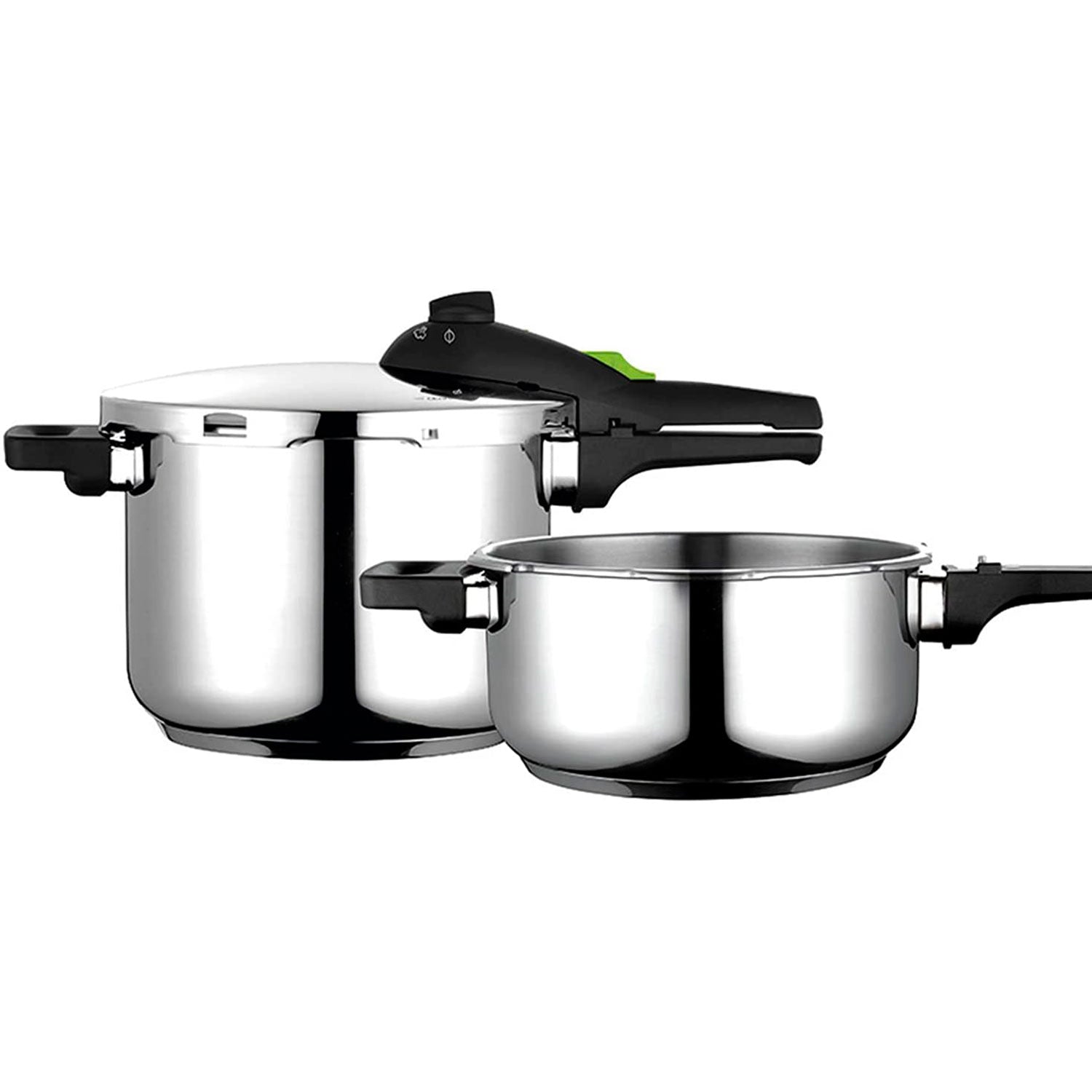 Olla A Presión 6 + 4 Litros, Inducción, Express Super Rápida, Acero Inox. 18/10, Todas Cocinas Fagor Fagor Rapid Xpress 6/4 Plata, 81opfgrap46