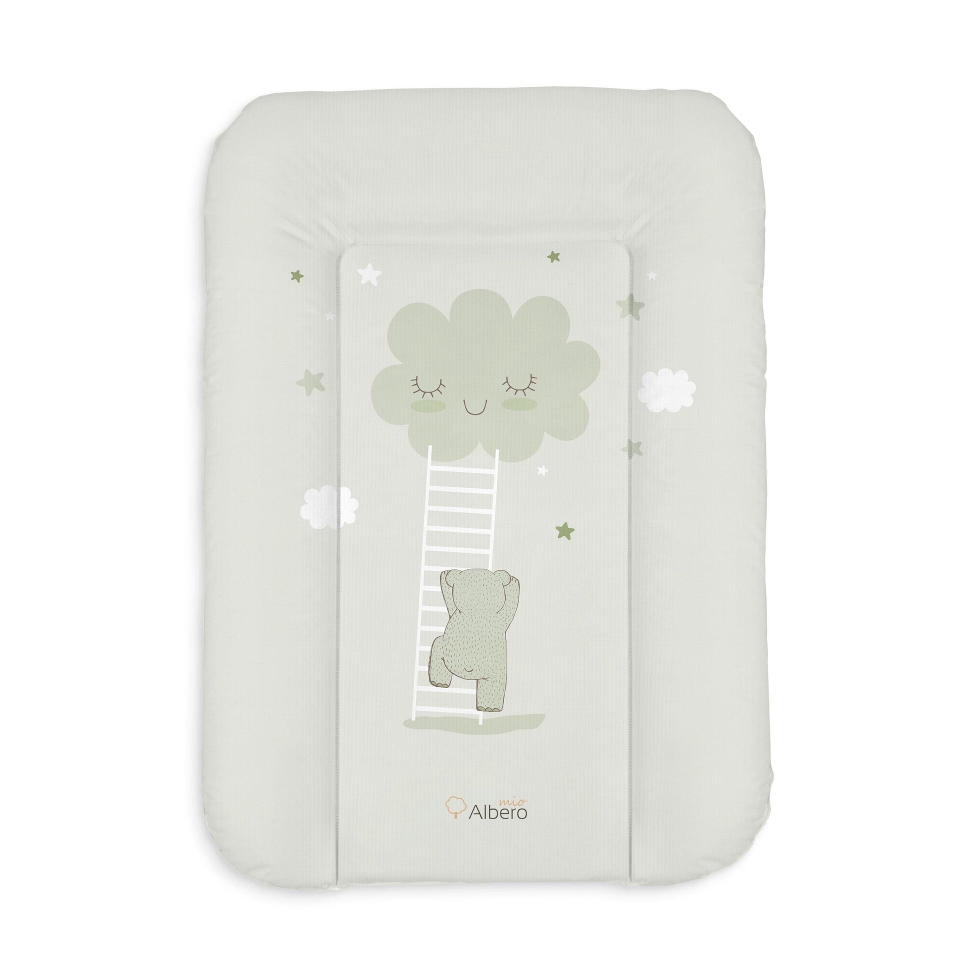 Cambiador Blando Para Comoda 70x50 Nubes Menta