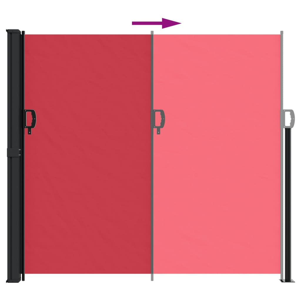 Vidaxl Toldo Lateral Retráctil Rojo 180x300 Cm_4