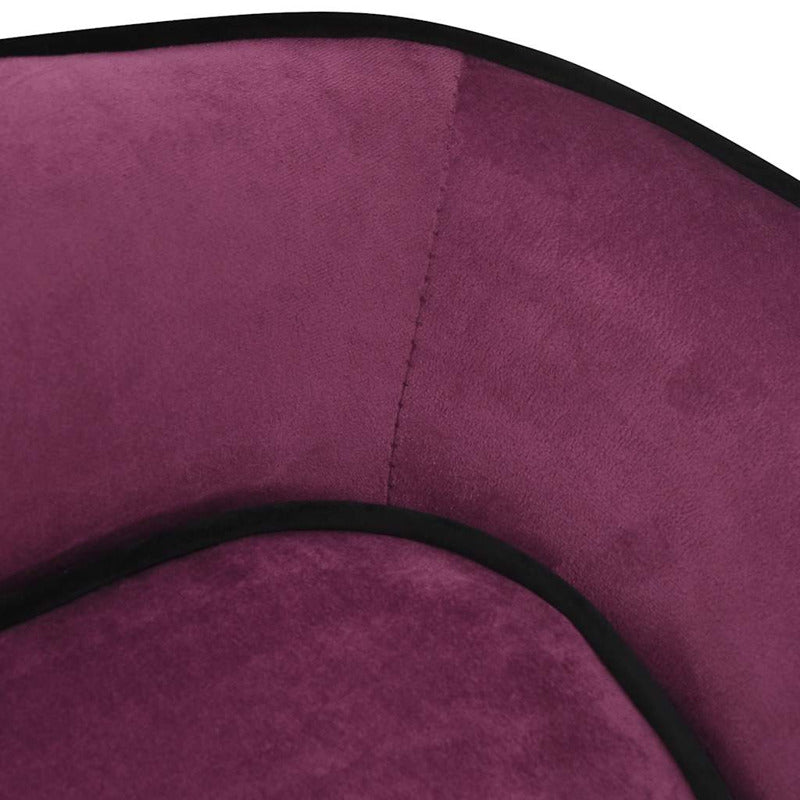 Vidaxl Sofá Para Perros Felpa Borgoña 67x47x36 Cm_5
