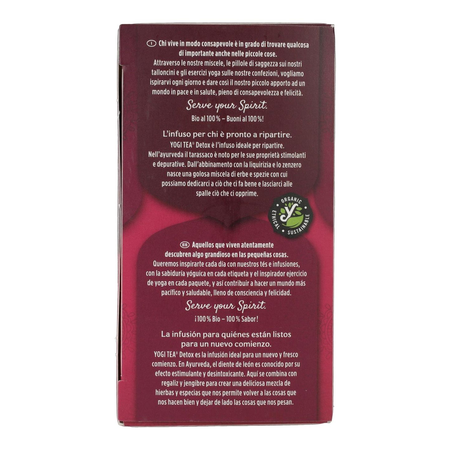 Yogi Tea BIO Detox, 17 bolsitas